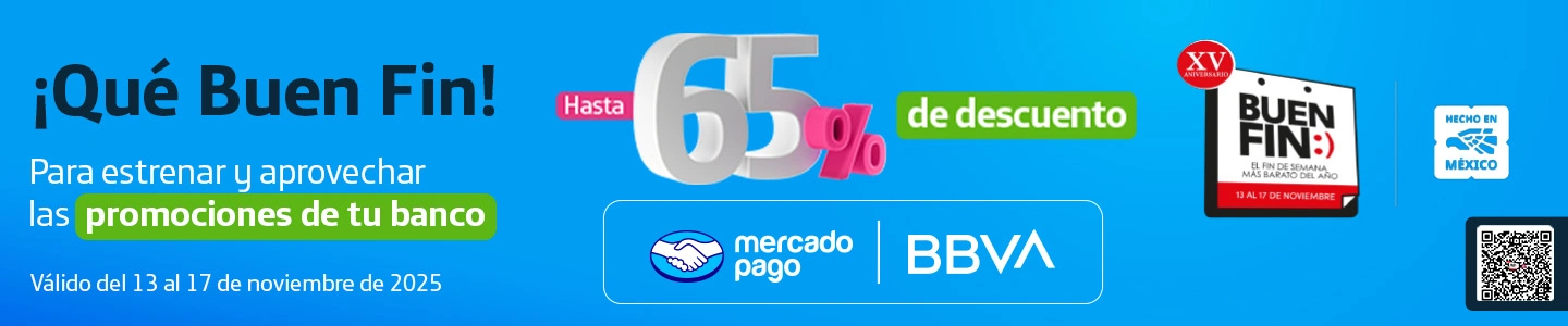 Buen Fin Movistar 65% descuento con promociones bancarias BBVA y Mercado Pago en smartphones del 13 al 17 noviembre 2025
