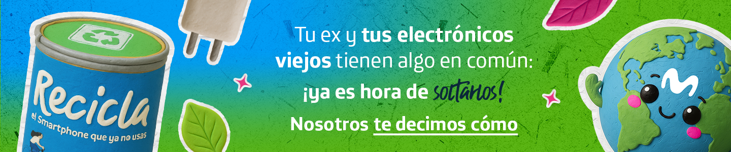 Planeta Movistar recicla electrónicos viejos y cuida el planeta con acciones sostenibles