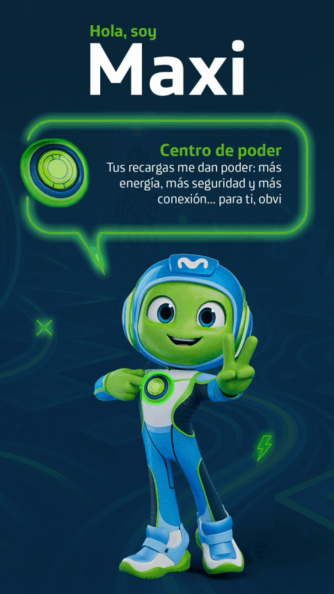 Tus recargas le dan a Maxi poder, energía, seguridad y conexión ilimitada para ti en México