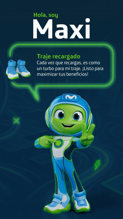 Cada recarga es turbo para maximizar beneficios exclusivos para ti con Maxi