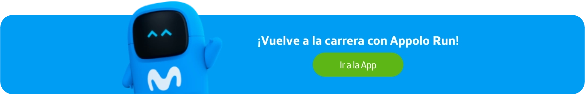 ¡Vuelve a la carrera con Appolo run! Ir a la App