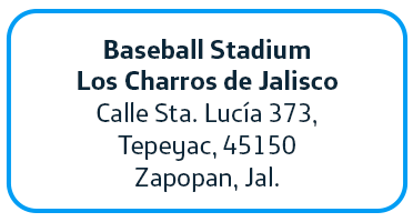 Estadio de béisbol Walmart Park; Av. Manuel L. Barragán SN, Niños Héroes, Regina 64290, Monterrey, N.L.