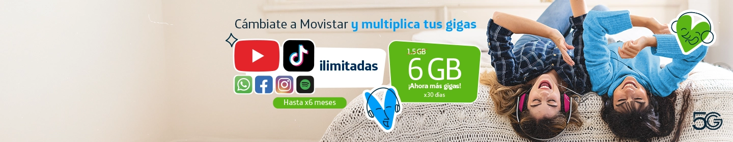 ¡Ve por todo con PREPAGO! Cámbiate a Movistar