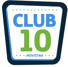 Club 10 Movistar Logotipo oficial de Club 10 Movistar