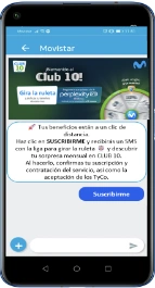 Paso 2: Confirma la invitación Smartphone mostrando la confirmación de la invitación a Club 10