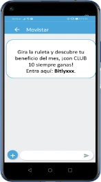 Paso 4: Accede a la liga de la ruleta Smartphone mostrando el acceso a la liga de la ruleta de beneficios de Club 10
