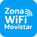 Logotipo oficial de Zona Wifi Movistar
