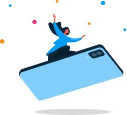 imagen de una persona patinando un celular